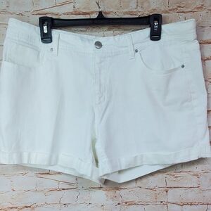 Faded Glory White Shorts. Size 16